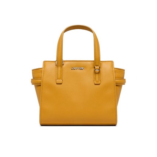 Calvin Klein Torebka Ck Must Mini Tote K60K610207 Żółty ze sklepu MODIVO w kategorii Torby Shopper bag - zdjęcie 182635038