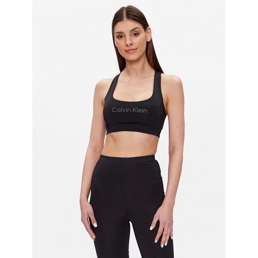 Calvin Klein Performance Biustonosz top 00GWS3K119 Czarny ze sklepu MODIVO w kategorii Biustonosze - zdjęcie 182635057