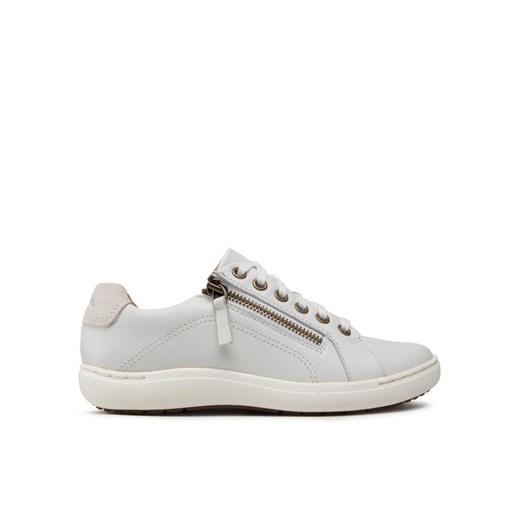 Clarks Sneakersy Nalle Lace 261650014 Szary ze sklepu MODIVO w kategorii Buty sportowe damskie - zdjęcie 182635066