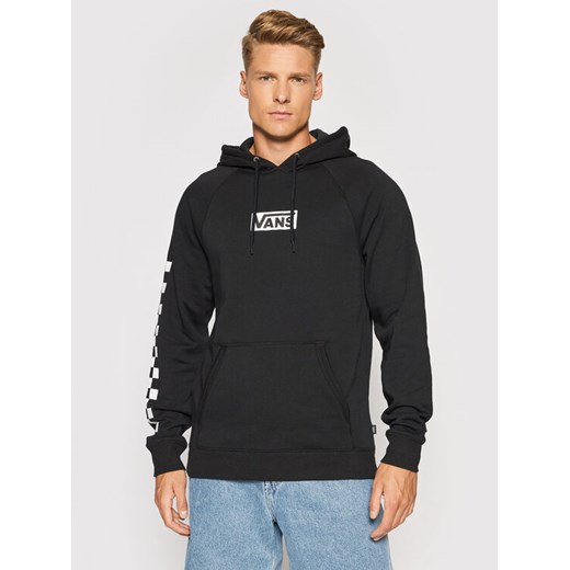 Vans Bluza Versa Standard VN0A49SN Czarny Regular Fit ze sklepu MODIVO w kategorii Bluzy męskie - zdjęcie 182635089