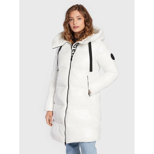 Save The Duck Kurtka zimowa D45510W-LUCK15 Biały Regular Fit ze sklepu MODIVO w kategorii Kurtki damskie - zdjęcie 182635107