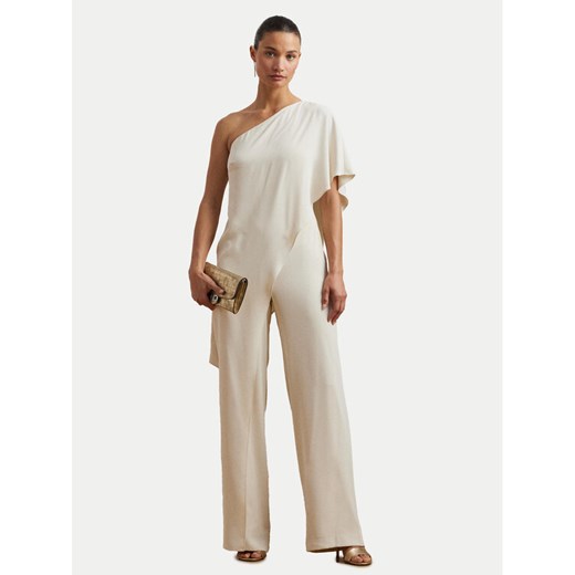 LAUREN RALPH LAUREN Kombinezon 253909456003 Écru Regular Fit ze sklepu MODIVO w kategorii Kombinezony damskie - zdjęcie 182635139