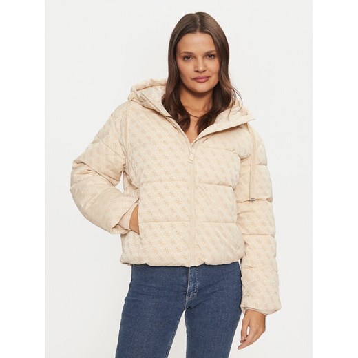 Guess Kurtka przejściowa Daisy W4BL36 WGJZ0 Beżowy Regular Fit ze sklepu MODIVO w kategorii Kurtki damskie - zdjęcie 182635196