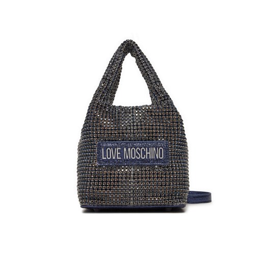 LOVE MOSCHINO Torebka JC4044PP1LLP176A Granatowy ze sklepu MODIVO w kategorii Torebki damskie - zdjęcie 182635249