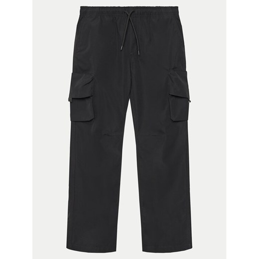 Jack&Jones Junior Spodnie materiałowe 12269493 Czarny Regular Fit ze sklepu MODIVO w kategorii Spodnie chłopięce - zdjęcie 182635286