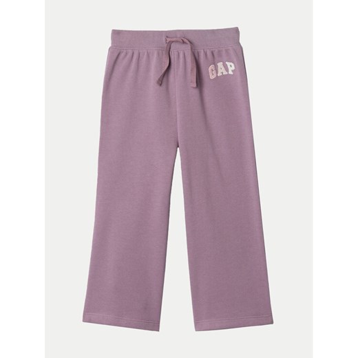 Gap Spodnie dresowe 635493 Fioletowy Regular Fit ze sklepu MODIVO w kategorii Spodnie dziewczęce - zdjęcie 182635306