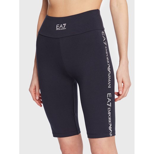 EA7 Emporio Armani Kolarki 3RTS61 TJ01Z 1554 Granatowy Slim Fit ze sklepu MODIVO w kategorii Szorty - zdjęcie 182635309