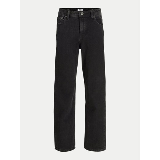 Jack&Jones Junior Jeansy Chris 12265980 Czarny Relaxed Fit ze sklepu MODIVO w kategorii Spodnie dziewczęce - zdjęcie 182635337