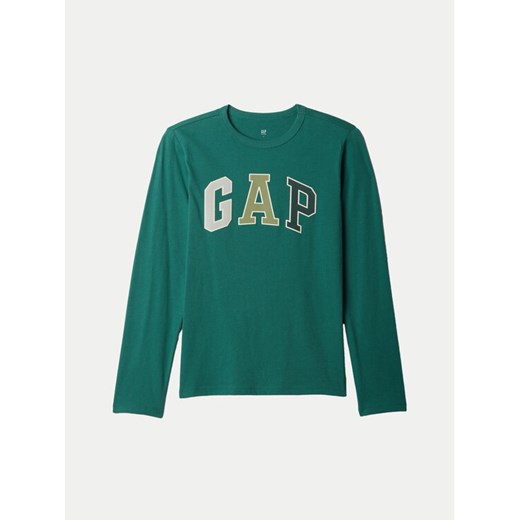 Gap Bluzka 490575-00 Zielony Regular Fit ze sklepu MODIVO w kategorii T-shirty chłopięce - zdjęcie 182635375