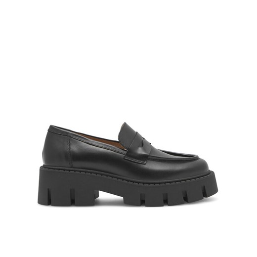 Badura Loafersy MELITO-E23-25713PE Czarny ze sklepu MODIVO w kategorii Półbuty damskie - zdjęcie 182635396