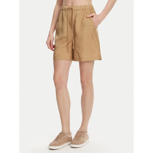 Marella Szorty materiałowe Borbona 2513141025 Beżowy Relaxed Fit ze sklepu MODIVO w kategorii Szorty - zdjęcie 182635397