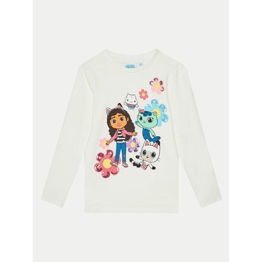OVS Bluzka 2136006 Écru Regular Fit ze sklepu MODIVO w kategorii Bluzki dziewczęce - zdjęcie 182635406