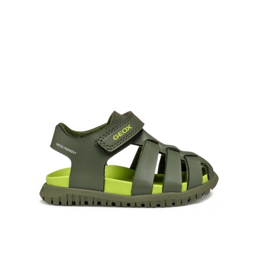 Geox Sandały B Sandal Fusbetto B556AA 000BC C3016 Zielony ze sklepu MODIVO w kategorii Sandały dziecięce - zdjęcie 182635427