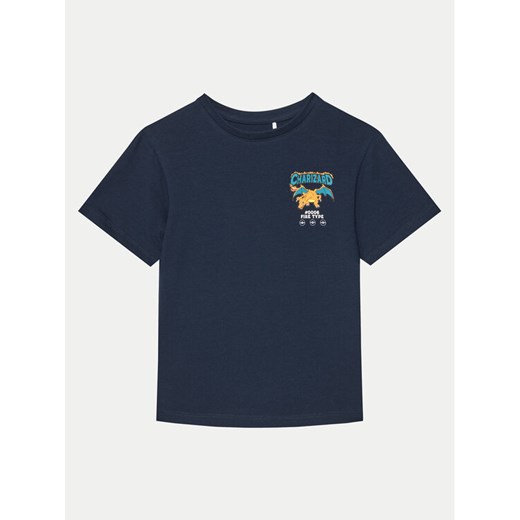 NAME IT T-Shirt Jatin POKEMON 13238539 Granatowy Regular Fit ze sklepu MODIVO w kategorii T-shirty chłopięce - zdjęcie 182635456