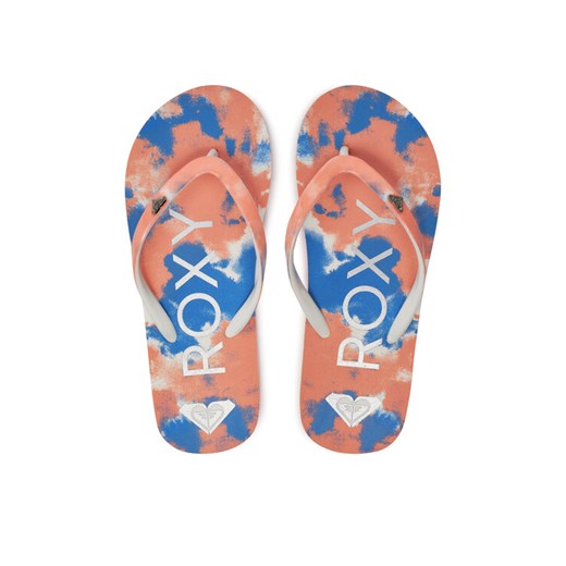 Roxy Japonki ARGL100264 Pomarańczowy ze sklepu MODIVO w kategorii Klapki dziecięce - zdjęcie 182635498