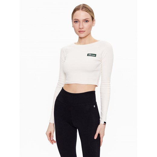 Ellesse Bluzka Linny SGR17947 Beżowy Slim Fit ze sklepu MODIVO w kategorii Bluzki damskie - zdjęcie 182635499