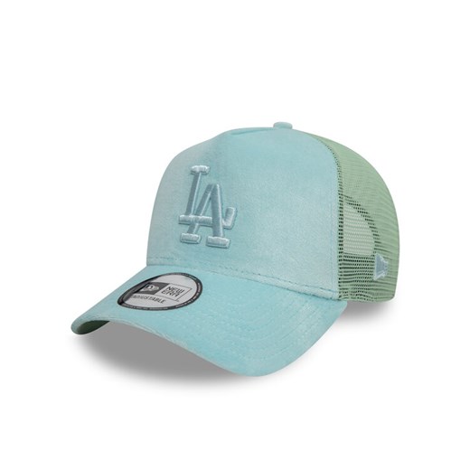 New Era Czapka z daszkiem Los Angeles Dodgers Velour 60595361 Niebieski ze sklepu MODIVO w kategorii Czapki z daszkiem damskie - zdjęcie 182635507