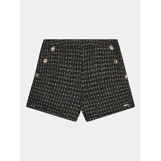 Guess Szorty materiałowe J3BD02 WFRF0 Czarny Regular Fit ze sklepu MODIVO w kategorii Spodenki dziewczęce - zdjęcie 182635519