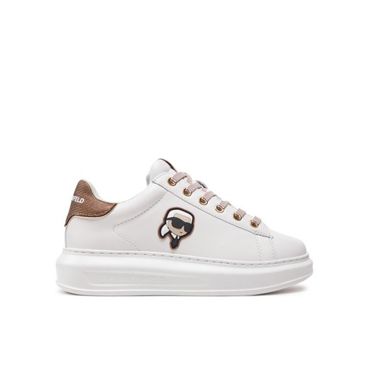 KARL LAGERFELD Sneakersy KL62531N Biały ze sklepu MODIVO w kategorii Buty sportowe damskie - zdjęcie 182635558
