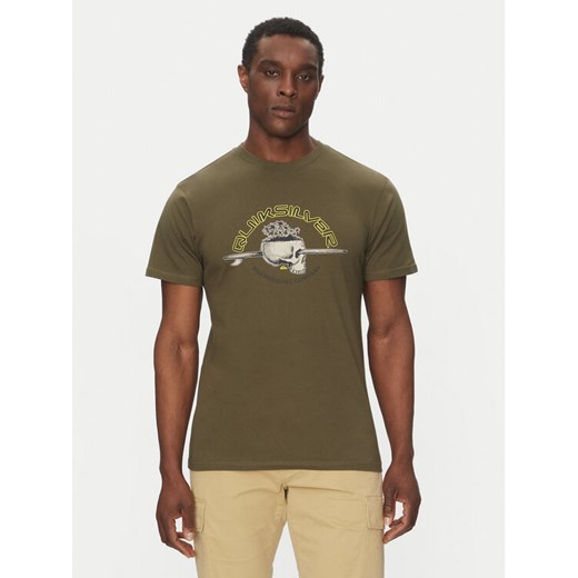 Quiksilver T-Shirt EQYZT08056 Zielony Regular Fit ze sklepu MODIVO w kategorii T-shirty męskie - zdjęcie 182635627