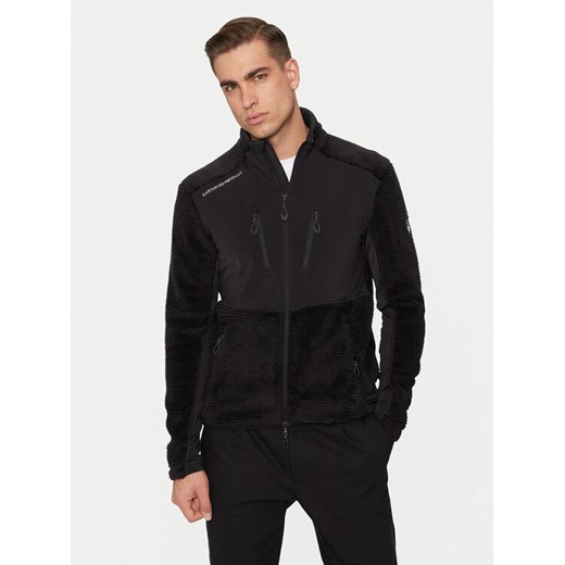 EA7 Emporio Armani Bluza 6DPMA4 PJSTZ 1200 Czarny Regular Fit ze sklepu MODIVO w kategorii Bluzy męskie - zdjęcie 182635629