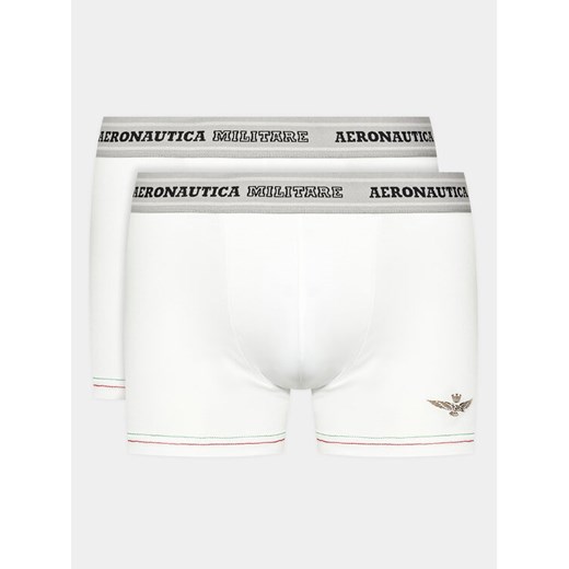 Aeronautica Militare Komplet 2 par bokserek AM1UBX003 Biały ze sklepu MODIVO w kategorii Majtki męskie - zdjęcie 182635677