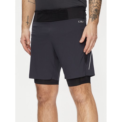 CMP Szorty sportowe 32C6747 Szary Regular Fit ze sklepu MODIVO w kategorii Spodenki męskie - zdjęcie 182635699