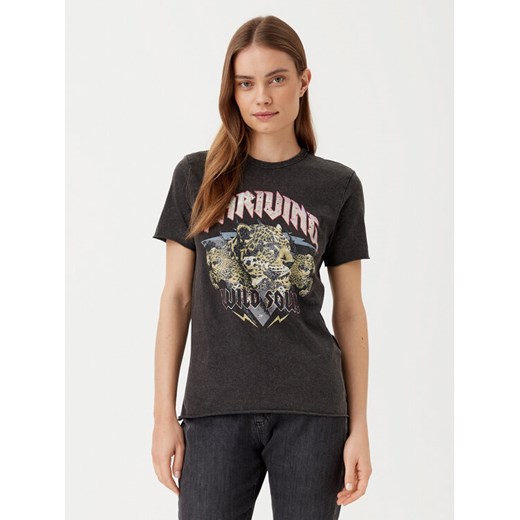 ONLY T-Shirt Lucy 15307412 Czarny Regular Fit ze sklepu MODIVO w kategorii Bluzki damskie - zdjęcie 182635735