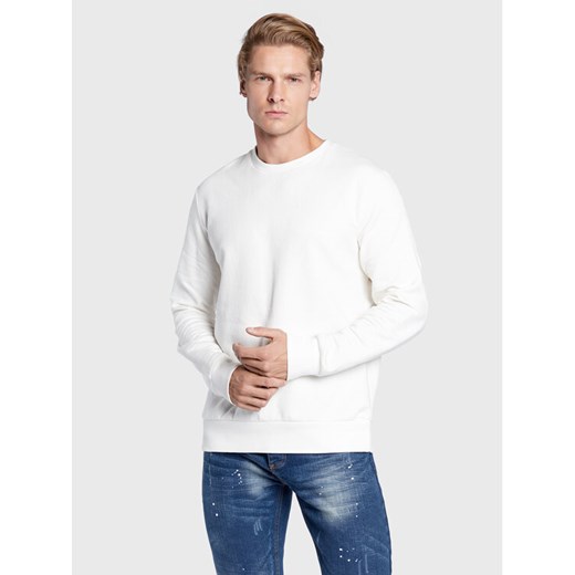 Brave Soul Bluza MSS-69JONES7 Biały Regular Fit ze sklepu MODIVO w kategorii Bluzy męskie - zdjęcie 182635738