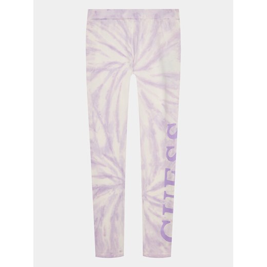 Guess Legginsy J3YB02 J1313 Kolorowy Slim Fit ze sklepu MODIVO w kategorii Spodnie dziewczęce - zdjęcie 182635765