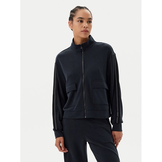 EA7 Emporio Armani Bluza 7W000171 AF12643 UC001 Czarny Regular Fit ze sklepu MODIVO w kategorii Bluzy damskie - zdjęcie 182635829