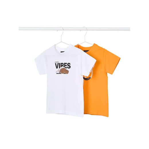 Mayoral Komplet 2 t-shirtów 3040 Kolorowy Regular Fit ze sklepu MODIVO w kategorii Bluzki dziewczęce - zdjęcie 182635839