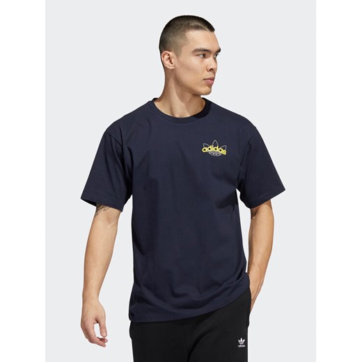 adidas T-Shirt Athletic Club HI2972 Granatowy Regular Fit ze sklepu MODIVO w kategorii T-shirty męskie - zdjęcie 182635955