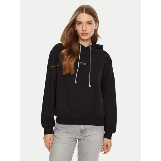 Guess Bluza W5RQ00 KBY51 Czarny Regular Fit ze sklepu MODIVO w kategorii Bluzy damskie - zdjęcie 182635966