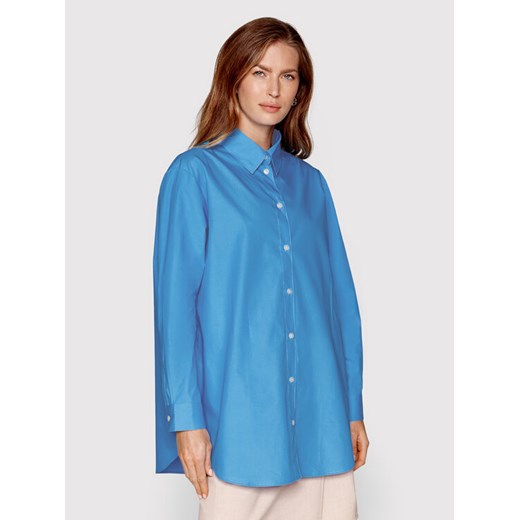 Samsøe Samsøe Koszula Haley F22200082 Niebieski Regular Fit ze sklepu MODIVO w kategorii Koszule damskie - zdjęcie 182636028