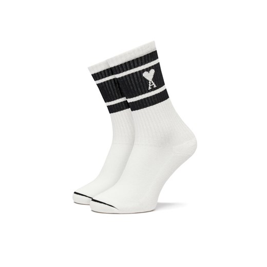 AMI PARIS Skarpety wysokie unisex USC001.AW0015 Biały ze sklepu MODIVO w kategorii Skarpetki damskie - zdjęcie 182636037