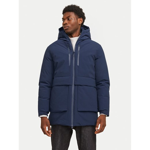 Jack&Jones Parka Charlie 12267141 Granatowy Regular Fit ze sklepu MODIVO w kategorii Parki męskie - zdjęcie 182636076