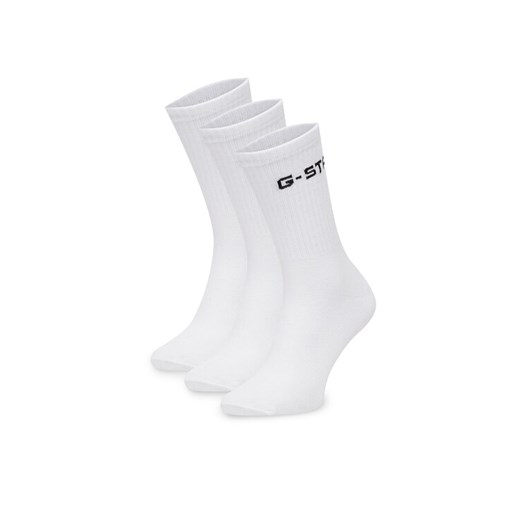 G-Star Raw Skarpety AS_G_STAR_001W_SS25 (3-PACK) Biały ze sklepu MODIVO w kategorii Skarpetki damskie - zdjęcie 182636088