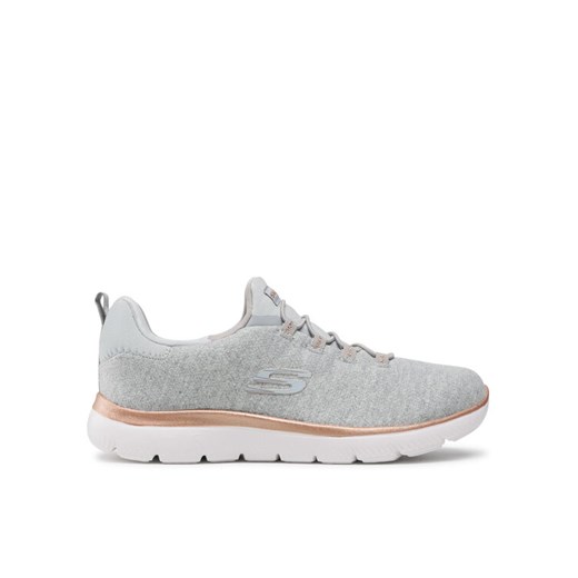 Skechers Sneakersy Dazzling Me 149528/GRY Szary ze sklepu MODIVO w kategorii Buty sportowe damskie - zdjęcie 182636125