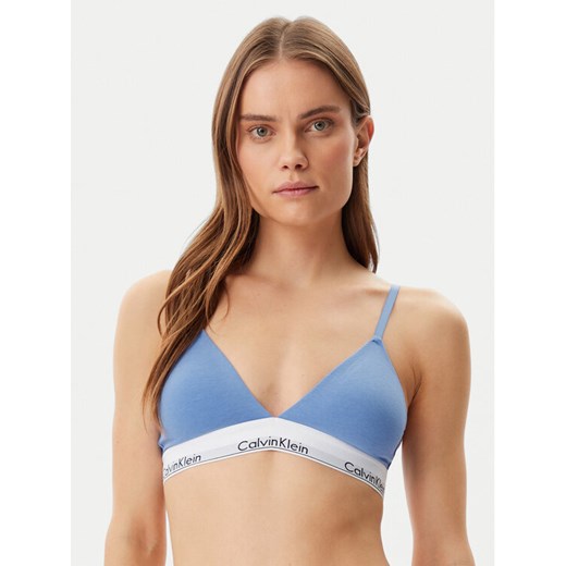 Calvin Klein Underwear Biustonosz braletka 000QF5650E Niebieski ze sklepu MODIVO w kategorii Biustonosze - zdjęcie 182636167