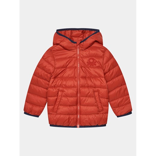 United Colors Of Benetton Kurtka przejściowa 2TWDGN016 Czerwony Regular Fit ze sklepu MODIVO w kategorii Kurtki chłopięce - zdjęcie 182636168