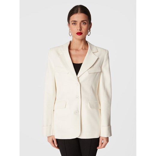 MVP Wardrobe Marynarka Liberty MVPI2GI067.0PN0034 Beżowy Regular Fit ze sklepu MODIVO w kategorii Marynarki damskie - zdjęcie 182636199