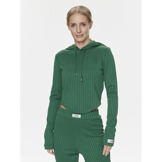 Guess Bluza Anneka V4RQ03 KC2U2 Zielony Regular Fit ze sklepu MODIVO w kategorii Bluzy damskie - zdjęcie 182636259