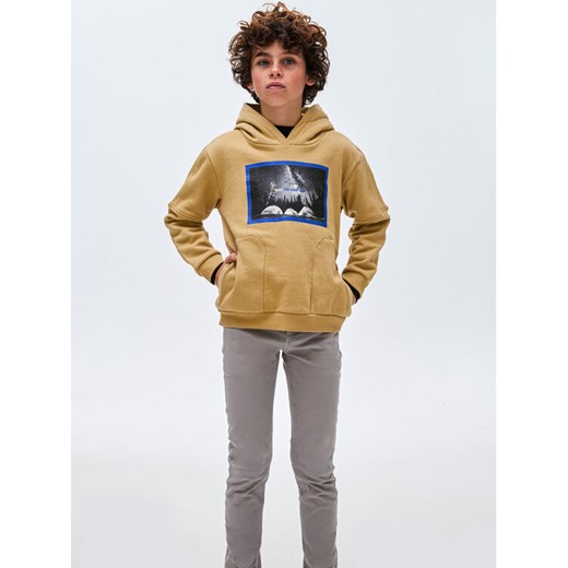 Mayoral Bluza 7.424 Brązowy Regular Fit ze sklepu MODIVO w kategorii Bluzy chłopięce - zdjęcie 182636279