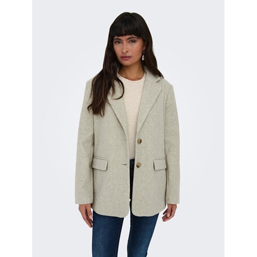 ONLY Marynarka 15288325 Beżowy Regular Fit ze sklepu MODIVO w kategorii Marynarki damskie - zdjęcie 182636318