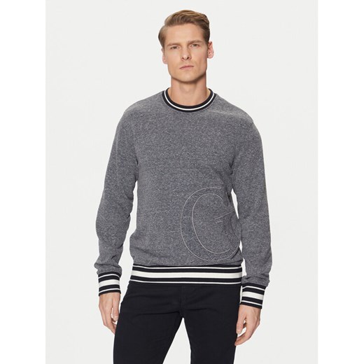 Guess Sweter M5RQ12 KCLK2 Granatowy Regular Fit ze sklepu MODIVO w kategorii Swetry męskie - zdjęcie 182636346