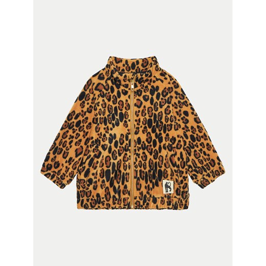 Mini Rodini Polar Leopard 1000006013 Brązowy Regular Fit ze sklepu MODIVO w kategorii Bluzy dziewczęce - zdjęcie 182636379