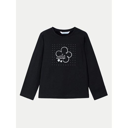 Mayoral Bluzka 178 Czarny Regular Fit ze sklepu MODIVO w kategorii T-shirty chłopięce - zdjęcie 182636406