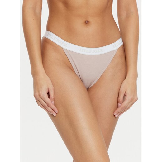 Tommy Hilfiger Figi klasyczne UW0UW05538 Beżowy ze sklepu MODIVO w kategorii Majtki damskie - zdjęcie 182636407