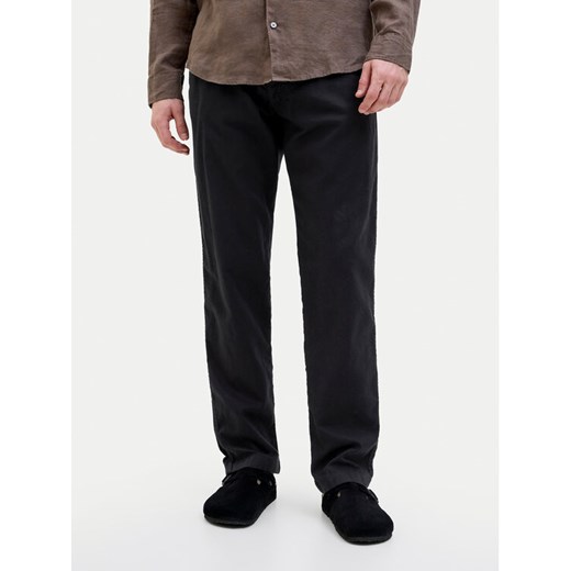 Jack&Jones Spodnie materiałowe Kane 12274977 Czarny Relaxed Fit ze sklepu MODIVO w kategorii Spodnie męskie - zdjęcie 182636409